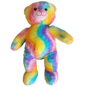 Build a Bear Enchanted Garden Rainbow Hugs Plush Pride Striped Stuffed Animal